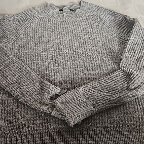 Denver Hayes Women's Knitted Crew Neckline Long Sleeves Sweater  Gray Small Peti - Picture 16 of 16